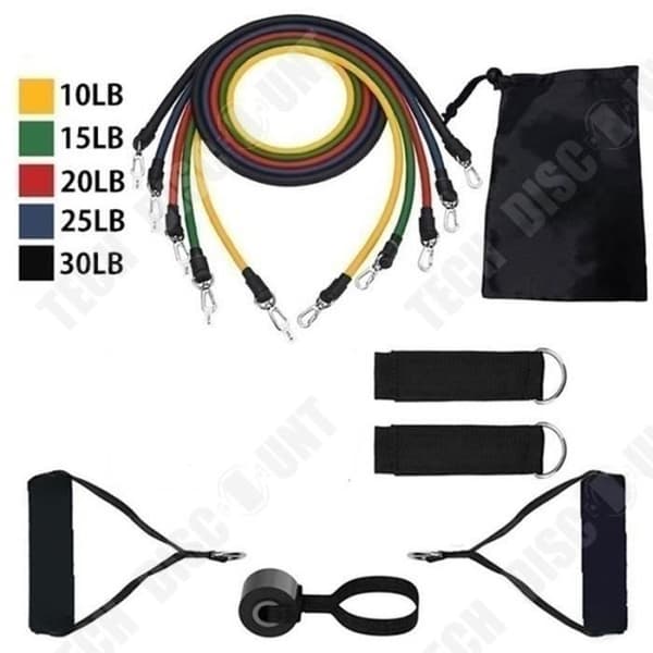 TD® Fitness Accessories - Styrketräning, Yoga Tube Resistance Band Set Yoga Expander - Typ 11st