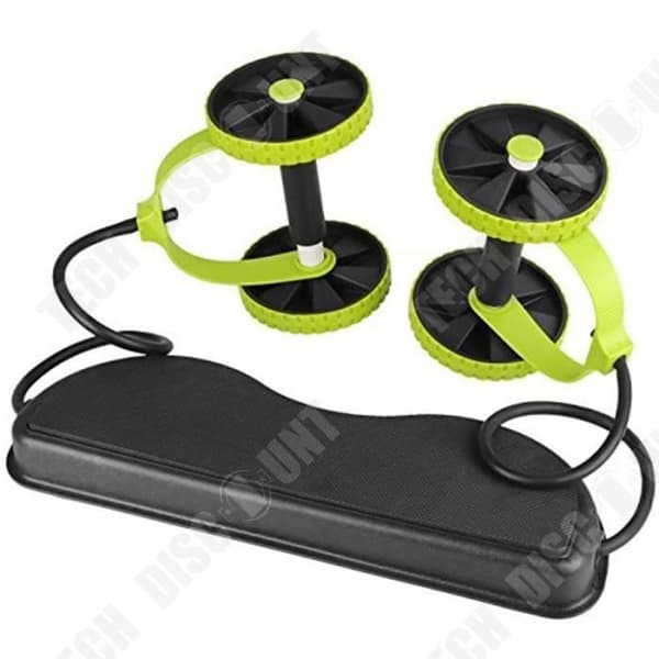 TD® Abdominal Rund Träningsutrustning Träningsrep Hemrörelse Mage Buken Rullar Sport Vikbar