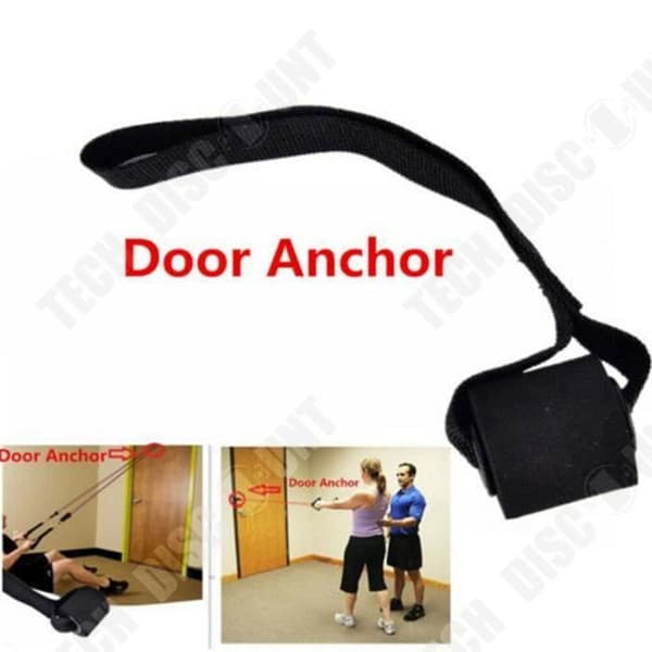 TD® Träning Ny Yoga över dörren Ankare Hem Fitness Resistance Band Elastiskt band Yog Tillbehör