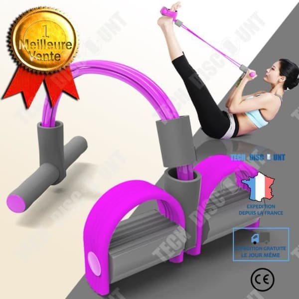 TD® multifunktionell fyrtrådig dragpedal med elastisk benavdragare