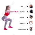 Miniatyrbild 2 av 4: TD® Resistance Band 3 delar Sport Resistance Band Set för Home Fitness Yoga Pilates Modell: 1 set med 3 delar