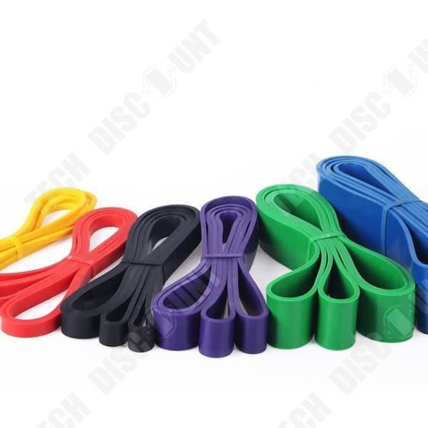 TD® Fitness Tillbehör - Kroppsbyggande, Resistensband för hemmaträning Elastiskt band - Grön typ