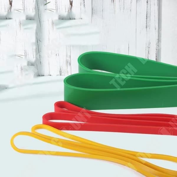 TD® Fitness Tillbehör - Kroppsbyggande, Resistensband för hemmaträning Elastiskt band - Grön typ
