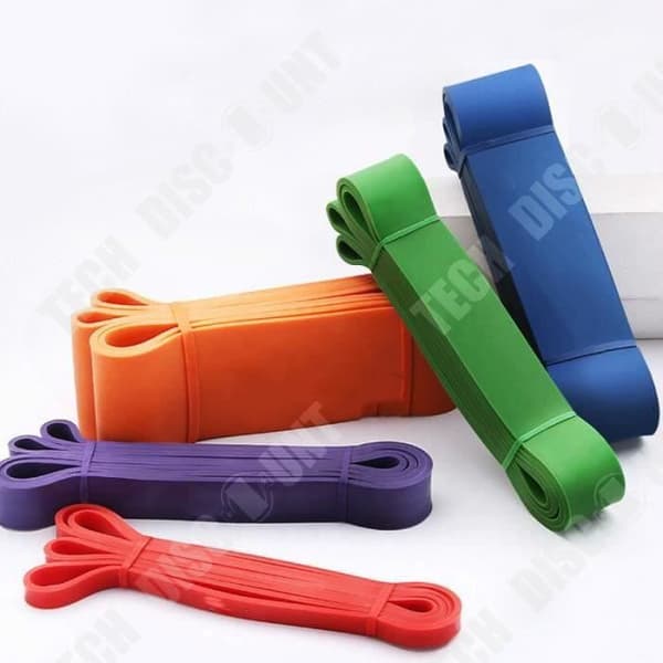 TD® Elastiskt band Motståndsband Spännband Elastiskt rep Fitness Män och kvinnor Pull-ups Axlar Rygg Höfter Gul