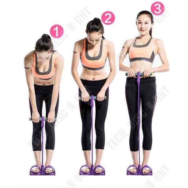 TD® Wind Resistance Band Hemgym Sport Workout Elastiska band - Modell: Grön - HSJSTLDA1
