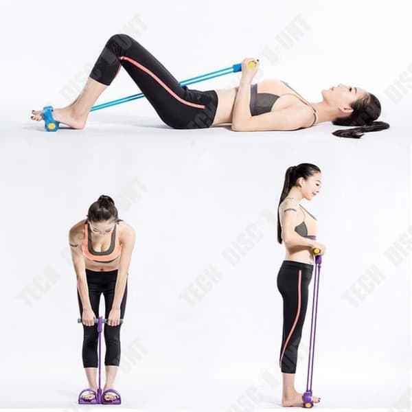 TD® Wind Resistance Band Hemgym Sport Workout Elastiska band - Modell: Grön - HSJSTLDA1