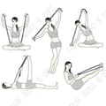 Miniatyrbild 2 av 4: TD® Stretch Elastic för träning Yoga/Gymnastik/Latin Dans Bältesrem Body Resistance Band