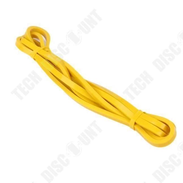 TD® Cross-Fit Elastic Band -Resistance Harness- Latex Band Body Gym Expander- Fitness Training Multifunktion Gul