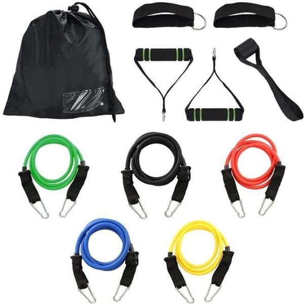 Motståndsband - Ej specificerat - 11 st - Resår - Dörrkrok - Ankelrem