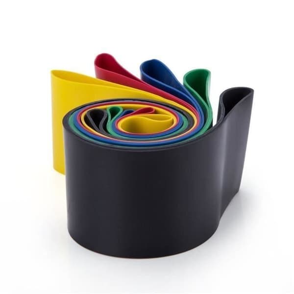 Resistance Band Set (5) - Loop Fitness Elastic Band - Bodybuilding Pilates Squat Sport