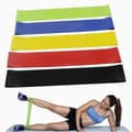Miniatyrbild 1 av 4: Resistance Band Set (5) - Loop Fitness Elastic Band - Bodybuilding Pilates Squat Sport