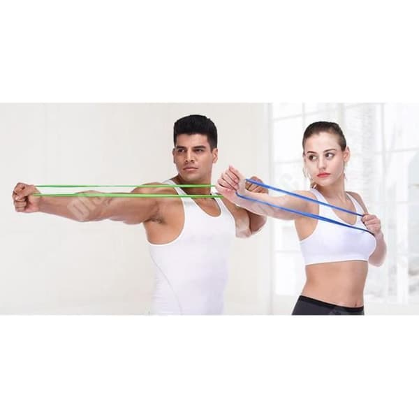 TD® Elastiskt Silikon Träningsband Squat Träning Stretching Band Yoga Resistance Ring