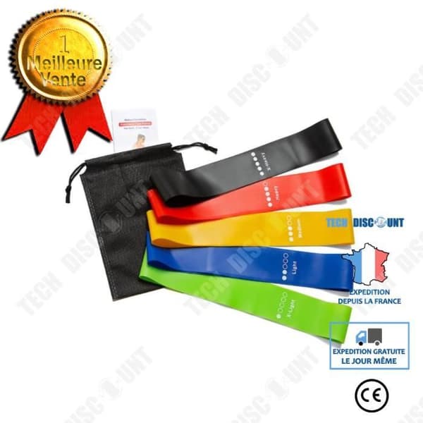 TD® Elastiskt Silikon Träningsband Squat Träning Stretching Band Yoga Resistance Ring