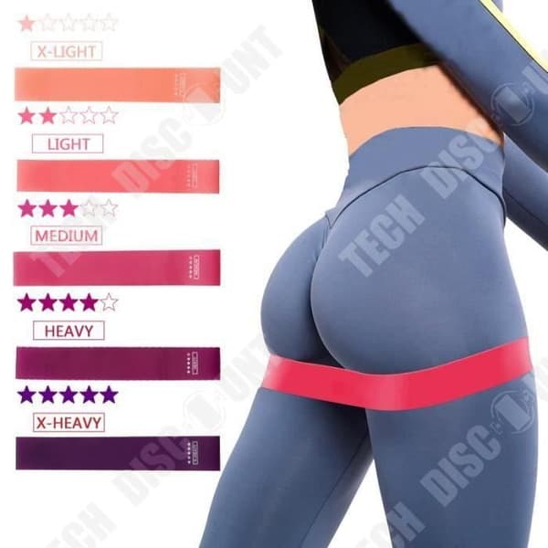 TD® 5 st Fitnesstillbehör - Bodybuilding, Fitness Yoga Resistance Bands Träningsgummiband