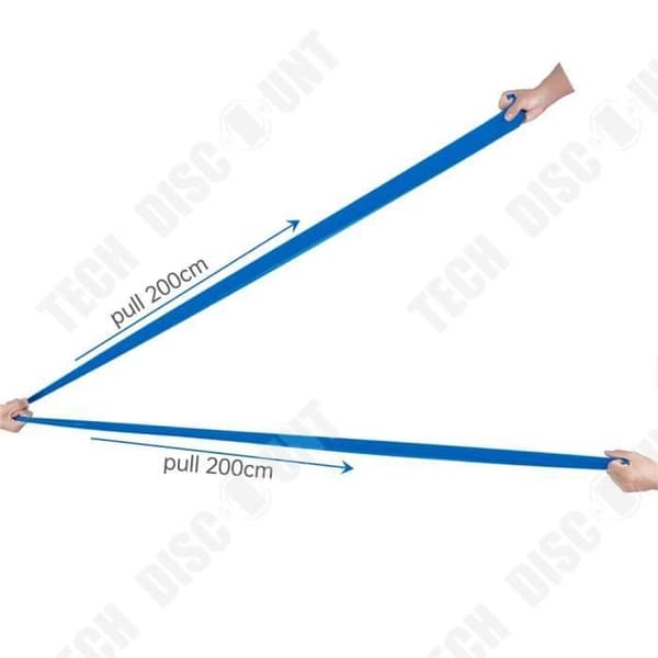 TD® Yoga Rally Band för män och kvinnor 1,8 M Styrketräningsband Stretching Band Drag-rep Sheet Yoga-Vi