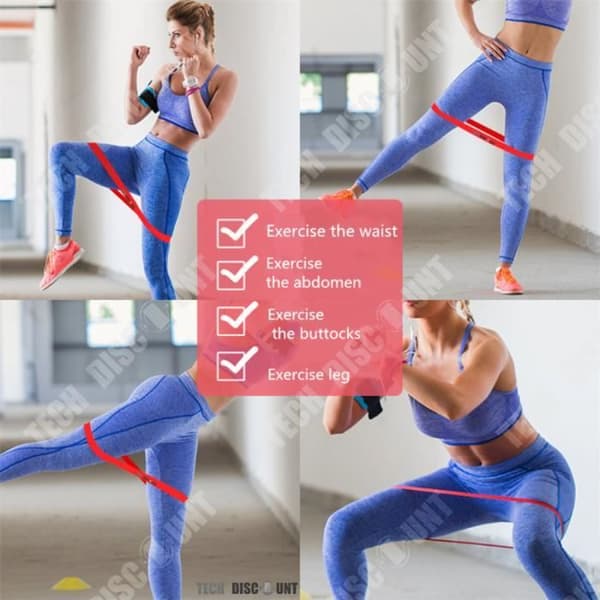 TD® elastiskt band fitnesssömmar pilates rumpa motstånd bodybuilding sport graviditet medicinsk vila dragkraft rehabilitering mot