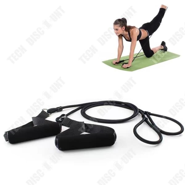 TD® Home Yoga Pedal för män och kvinnor Latex Tension Fitness Rope Bältessträckare Elastiskt rep