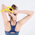 Miniatyrbild 3 av 4: TD® Circle yoga pilates stretch Ring fitness sport motstånd träning elastisk sele elastiband toning body extense