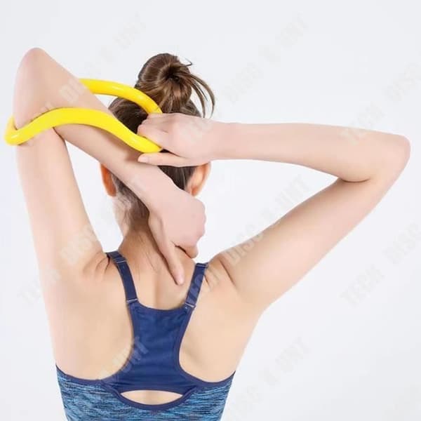 TD® Circle yoga pilates stretch Ring fitness sport motstånd träning elastisk sele elastiband toning body extense