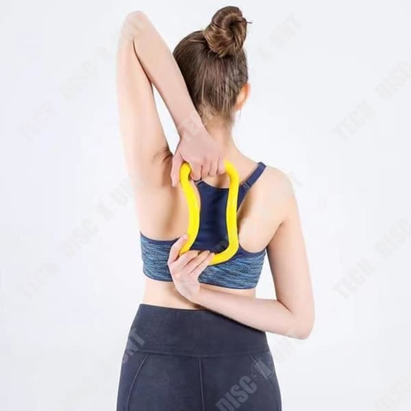 TD® Circle yoga pilates stretch Ring fitness sport motstånd träning elastisk sele elastiband toning body extense