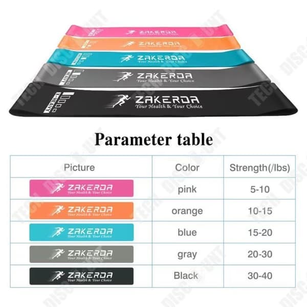 TD® Yoga Fitness Rally Band Latex Textur Styrketräning Motstånd Band Ring Fitness träning Elastiskt band Fitness Training S