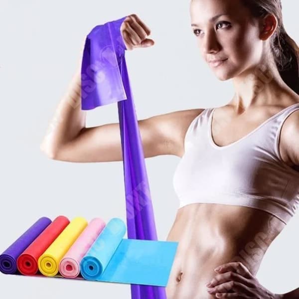 Gummiband - TD® - Lila - Hög elasticitet - Fitness - Styrketräning
