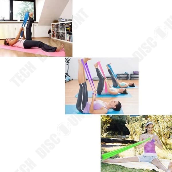 Gummiband - TD® - Lila - Hög elasticitet - Fitness - Styrketräning