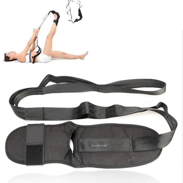 Yogastretchbälte - TD® - Svart - Polyesterbomull - Rehabilitering - Unisex