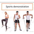 Miniatyrbild 3 av 4: Multifunktionell dörrsportavdragare set 11-delad uppsättning fitness dragrep kombination