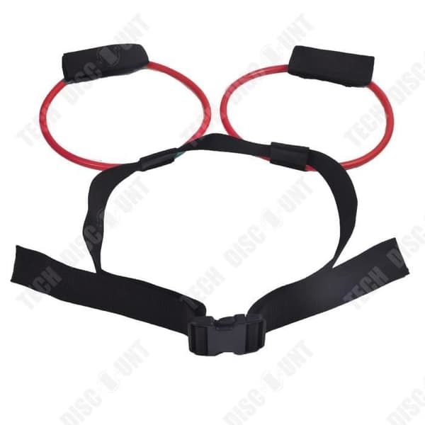 TD® Homeyoga fitnessträning muskelmotståndsband höftmotståndsband benstyrka squat puller 20LB