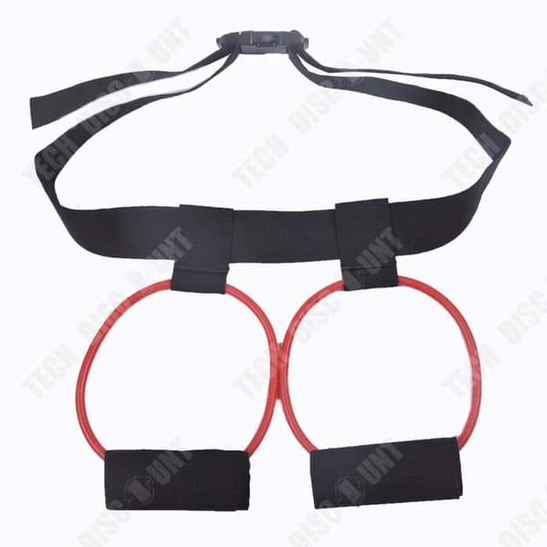 TD® Homeyoga fitnessträning muskelmotståndsband höftmotståndsband benstyrka squat puller 20LB
