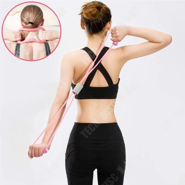 TD® Yoga Ring Puller Åtta tecken Träning Axel Pilates Cirkel Massage Fitness Stretching Ring Bröstexpanderare
