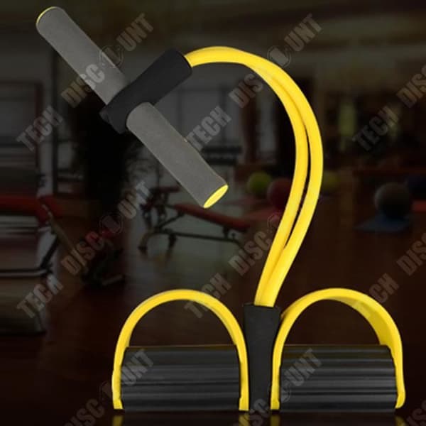TD® Yoga Pedal Puller Fyra Strand Puller Professionell Fitness Pedal Ben Puller Sittande Puller