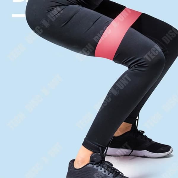 TD® Gradient Color Latex Elastiskt Band Fitness Suit Yogabälte Höft Ben Shaping Tool