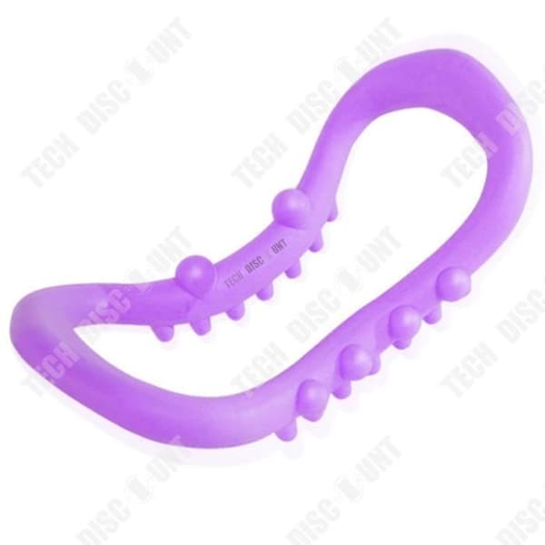 TD® ABS Yoga Ring Stretching Ring Fitness Ring Pilates Ring Magic Circle Yoga Ring (lila massage)