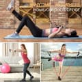 Miniatyrbild 4 av 4: TD® 12-pack Styrketräning Motståndsband Elastiskt Fitness Kit Sport Gym Pilates Extender Spännband för Kvinnor Män