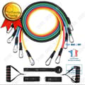 Miniatyrbild 1 av 4: TD® 12-pack Styrketräning Motståndsband Elastiskt Fitness Kit Sport Gym Pilates Extender Spännband för Kvinnor Män