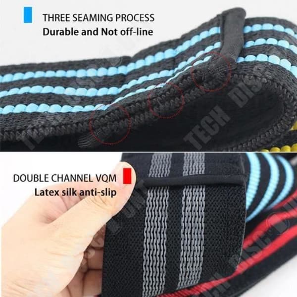 TD® Yogaband Pilates Power Höfter Träning Elastiskt bälte Sport Träning Träning Hem, gult motståndsband-