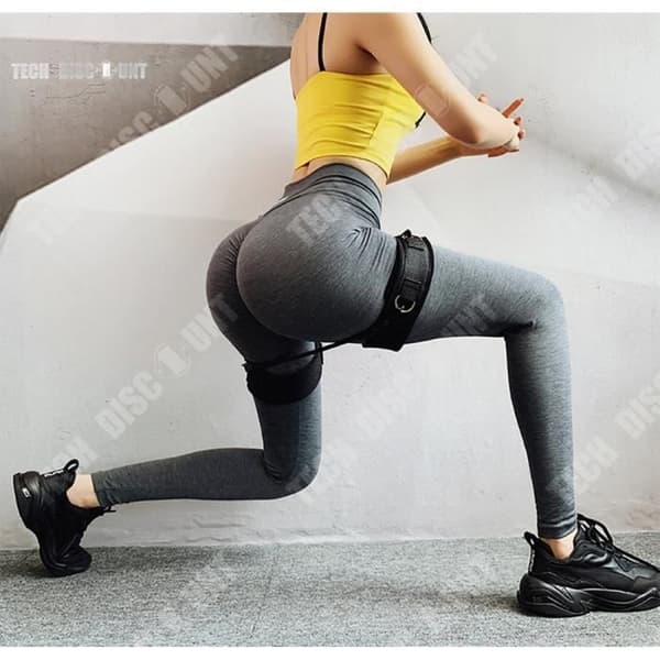 TD® Resistance Band - Bodybuilding Rem Buttons, Ben, Höfter - Sport Fitness Styrka - Elastiskt band Pull-Up Expander