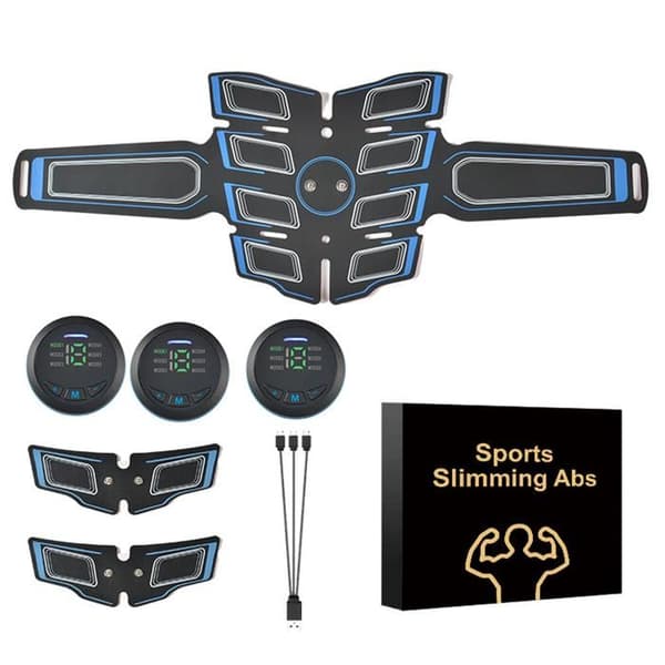 TD® Kit Abdo Belt Fitness Stimulator för 8 buken Bodybuilding Stickers