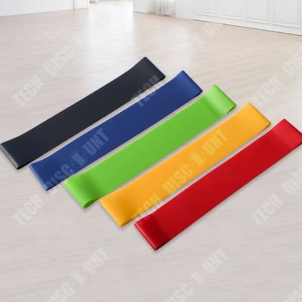 TD® Naturlatex motståndsband elastiskt band fitness hip lift yoga högelastiskt band
