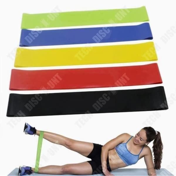 TD® TPE hög elastisk och smaklös yoga fitness plast ben rally set bodybuilding motståndsring