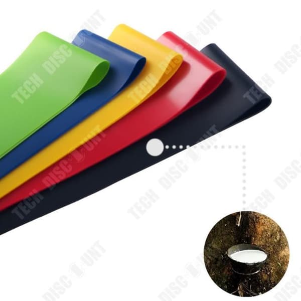 TD® Latex Yoga Band Elastiskt Band Pull Up Band Squat Sport Bodybuilding Band Fitness Band Motståndsband