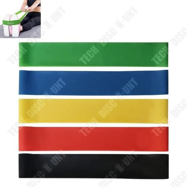TD® Latex Yoga Band Elastiskt Band Pull Up Band Squat Sport Bodybuilding Band Fitness Band Motståndsband