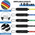 Miniatyrbild 3 av 4: TD Elastic Bodybuilding Set med 5 elastiska bodybuilding band elastiskt sport motstånd band bodybuilding elastisk bodybuilding