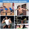 Miniatyrbild 2 av 4: TD Elastic Bodybuilding Set med 5 elastiska bodybuilding band elastiskt sport motstånd band bodybuilding elastisk bodybuilding