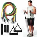 Miniatyrbild 4 av 4: INN® Elastiska band Fitness Män Kvinnor Bodybuilding 11st Yoga Gym Resistance Band Bodybuilding Rumpa Bengrepp