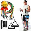 Miniatyrbild 1 av 4: INN® Elastiska band Fitness Män Kvinnor Bodybuilding 11st Yoga Gym Resistance Band Bodybuilding Rumpa Bengrepp