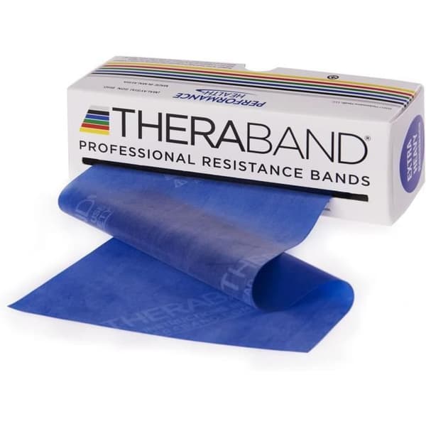 theraband elastisk band för träning Övnings-/motståndsband av latex i olika färger och spänning att välja mellan