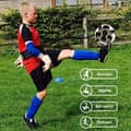 Pikkukuva 4 / 7: OBOSOE Elastinen Jalkapalloharjoitusranneke - Keltainen/Musta, Sekä lapsille että aikuisille, Sopii kokoihin 3, 4, 5 palloihin